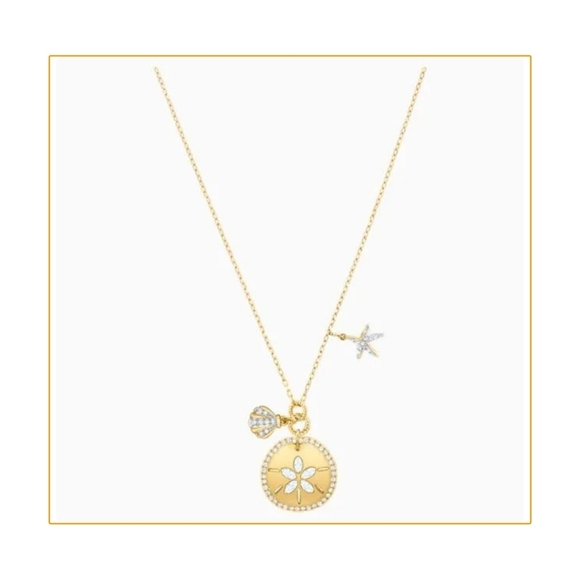Swarovski Jewelry - Swarovski Sand Dollar Pendant Necklace